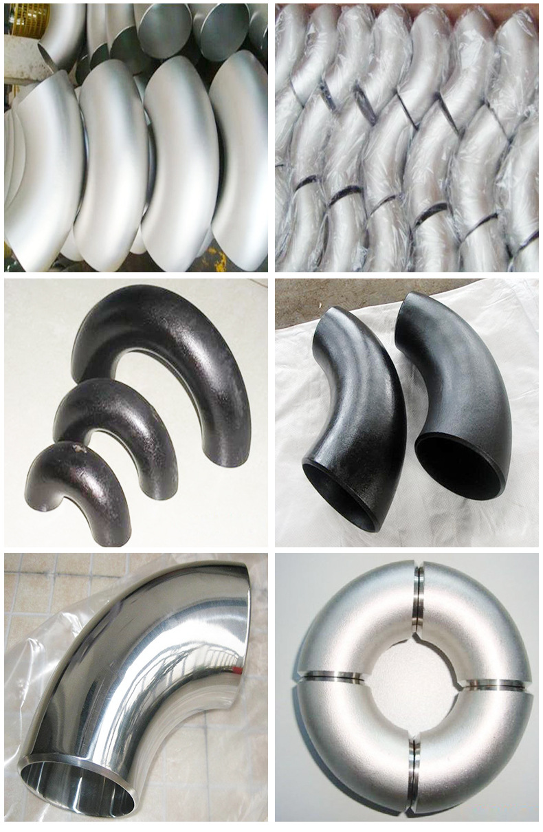 工廠直銷(xiāo) 工業(yè)級(jí)304不銹鋼沖壓彎頭管件，無(wú)縫焊接與法蘭連接解決方案